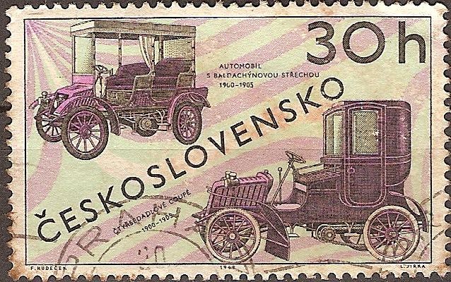 Automobil Baldachynovou y Ctyrsedadlove Coupe 1900-1905