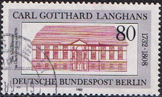 BERLIN. 250 ANIV. DEL NACIMIENTO DEL ARQUITECTO CARL GOTHARD LANGHANS