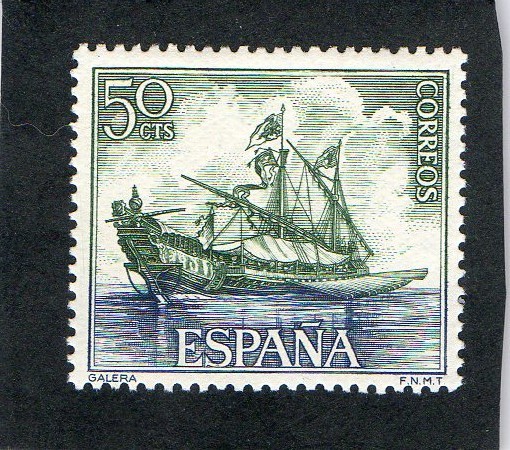 1602- HOMENAJE A LA MARINA ESPAÑOLA- GALERA.