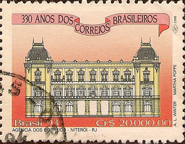 330 Años de los Correos Brasileros. Agencia de Correos - RJ.