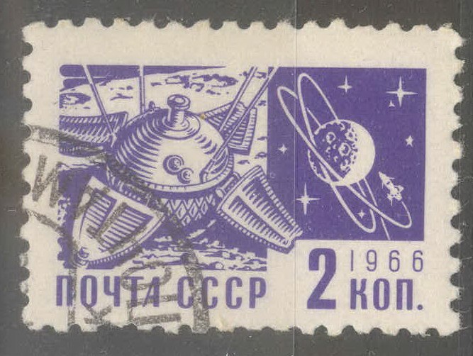 RUSIA_SCOTT 3258.01 ATERRIZAJE SUAVE EN LA LUNA. $0.2