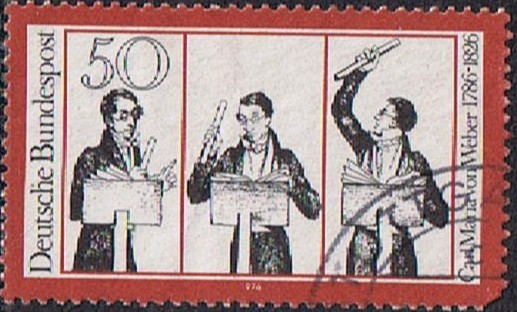 CL ANIV. DE LA MUERTE DEL COMPOSITOR CARL MARIA VON WEBER