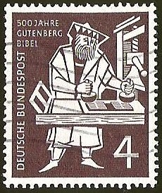 DEUTSCHE BUNDESPOST - 500 JAHRE GUTENBERG BIBEL