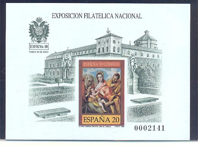 20 de Mayo Exposición Filatelica Nacional EXFILNA 89