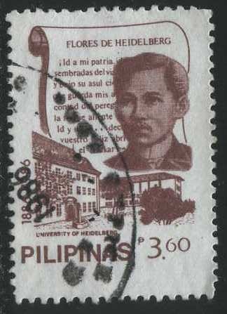 S1782 - Flores de Heidelberg (Jose Rizal)