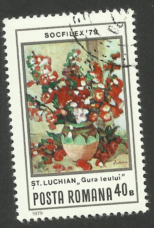 Flores. Pintura de Luchian