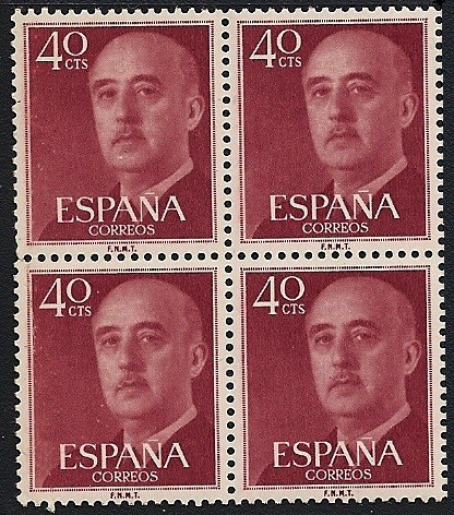 Serie Básica General Franco 1955