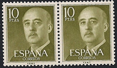 Serie Básica General Franco 1955