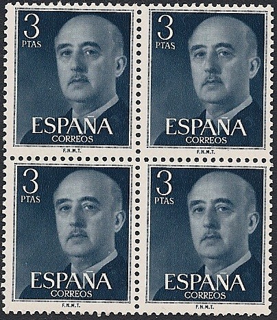 Serie Básica General Franco 1955