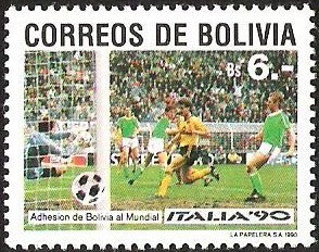 ADHESION DE BOLIVIA AL MUNDIAL - ITALIA 90