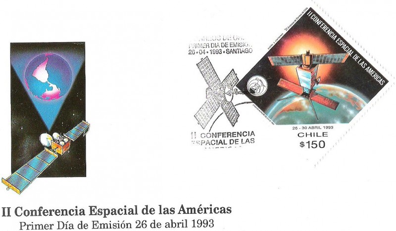 SOBRE PRIMER DIA DE EMISION - II CONFERENCIA ESPACIAL DE LAS AMERICAS