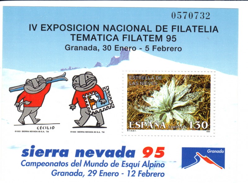 Filatem 95 - Sierra Nevada - Granada - Estrella de las Nieves- Campeonato del Mundo Esquí Alpino