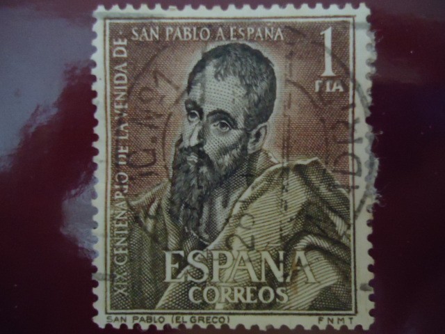 XIX Centenario de la Navidad de San Pablo a España(El Greco)