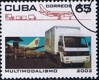 Scott  4308 Transporte y embio (Avion y Camion de reparto)