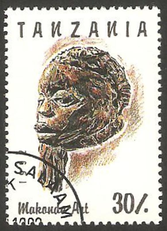 1364 - Arte Makondé, máscara