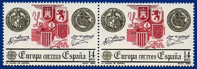 EUROPA CEPT 1982   unidad de España