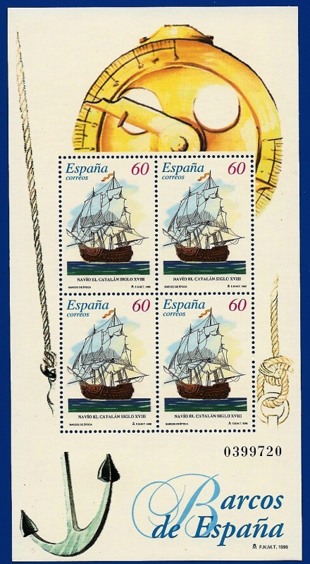 Barcos de época  HB  navío el Catalán  Siglo XVIII 