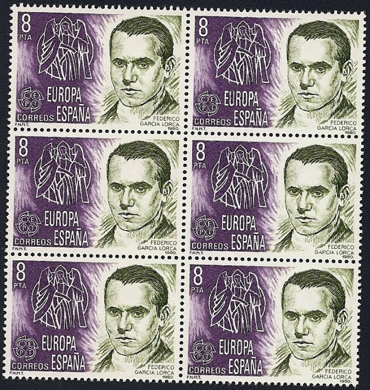 EUROPA  CEPT 1980  Federico García Lorca