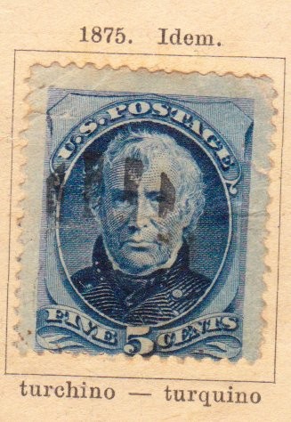 Presidente Zachary Taylo Ed 1875