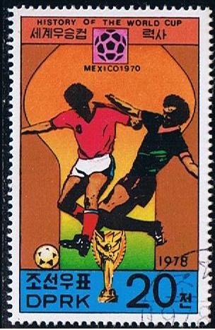Scott  1706  Historia de la copa del mudo (Mexico 1970)