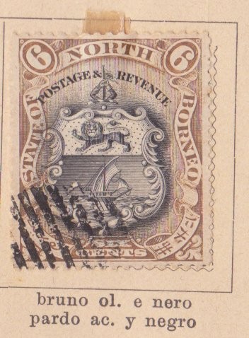 Norte Borneo Ed 1893