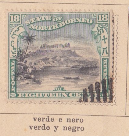 Norte Borneo Ed 1893