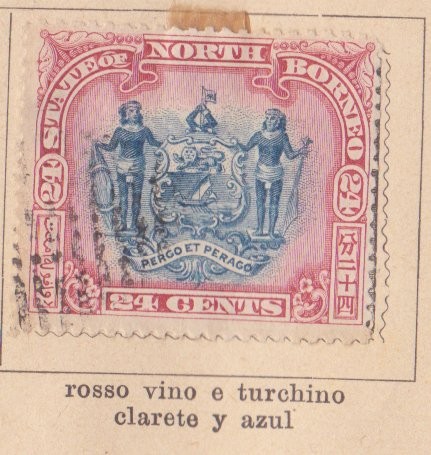 Norte Borneo Ed 1893