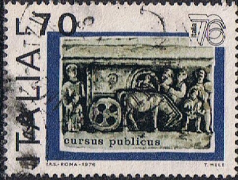 EXPOSICIÓN FILATÉLICA MUNDIAL ITALIA 76. CURSUS PUBLICUS