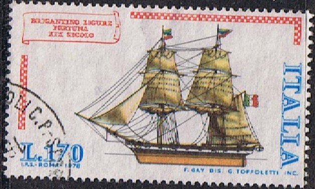 CONSTRUCCIONES NAVALES. BERGANTIN LIGUR FORTUNA