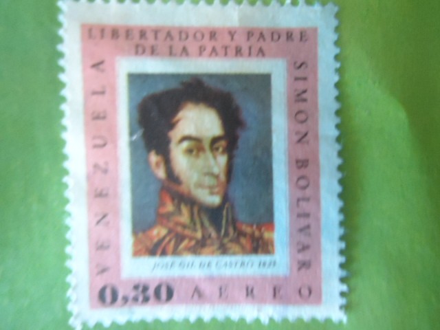 Libertador y Padre de la Patria-Simón Bolivar (Autor:José Gil de Castro 1825)