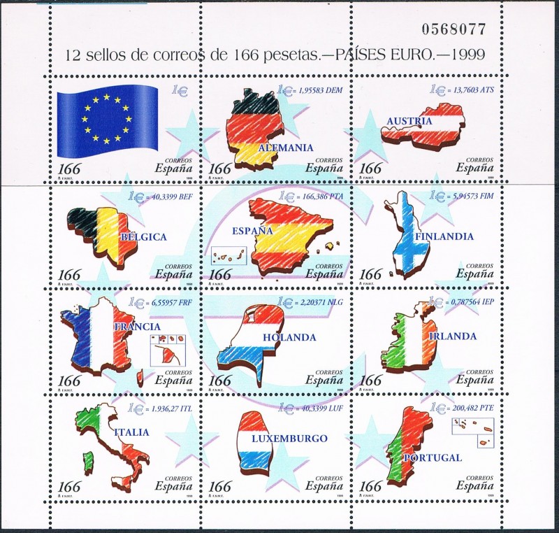 MINIPLIEGO PAISES DEL EURO