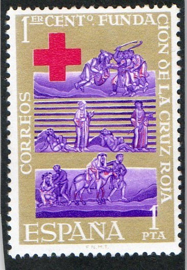 1534- CENTENARIO DE LA CREZ ROJA INTERNACIONAL.