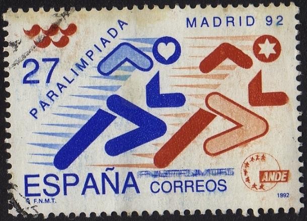 3220.- Paralimpiada Madrid`92. 