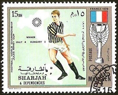 FRANCIA 1938 - FOOTBALL WORLD CHAMPIONBHIP - JULES RIMET CUP 