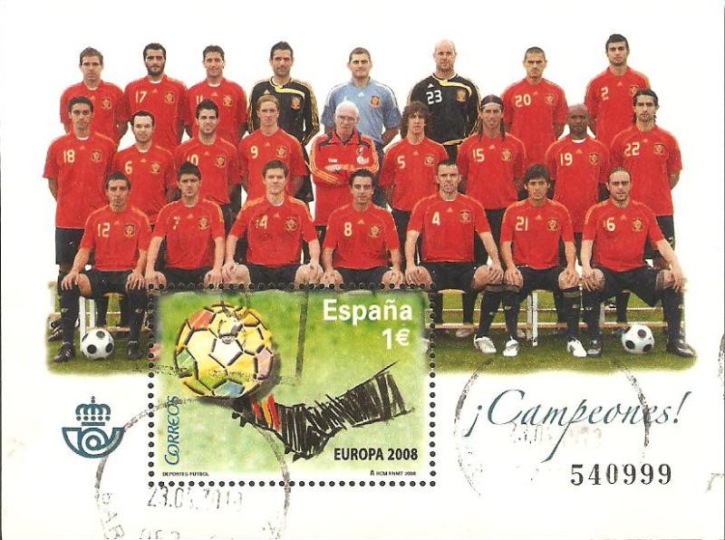 4429 - Selección Española de fútbol, Campeona de Europa 2008
