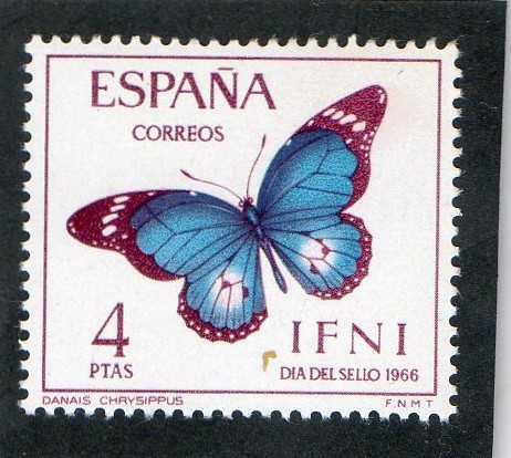 IFNI  224  DIA DEL SELLO. MARIPOSAS.