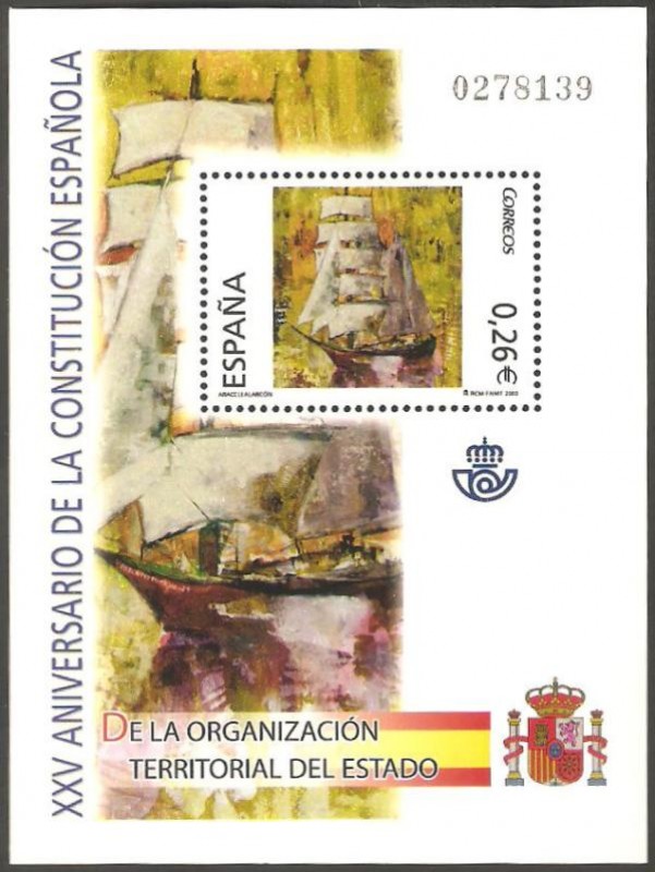 4044 - XXV anivº de la constitucion española, organización territorial del estado