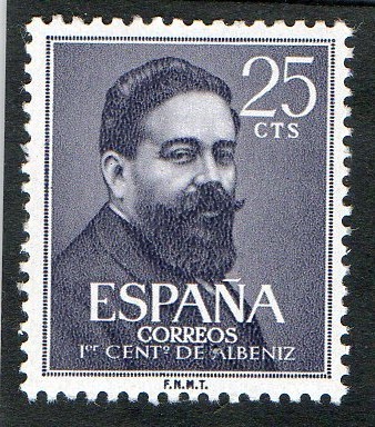 1320- I CENTENARIO DEL NACIMIENTO DE ISAAC ALBÉNIZ. (1860-1909 ).