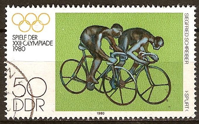 XXII-Juegos olimpicos 1980 Moscu. Sprint (dos ciclistas) (DDR)