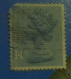 1981 sello postal gran bretaña Queen Elizabeth