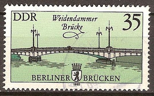 Puentes de Berlin-puente Weidendamer (DDR)