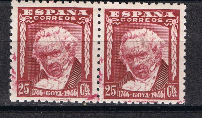 Edifil  1005 II Cente. del nacimiento de Goya.  