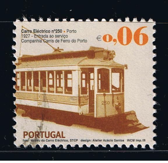 Carro Eléctrico nº 250 Porto 1927- Entrada en seviçoCompanhia Carris de Ferro do Porto