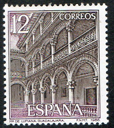 2835- PAISAJES Y MONUMENTOS. MONASTERIO DE LUPIANA ( GUADALAJARA ).