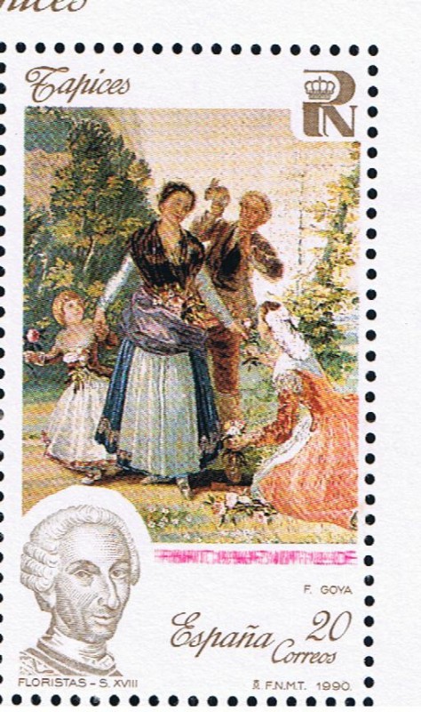 Edifil  3089  Patrimonio Artístico Nacional. Tapices.  