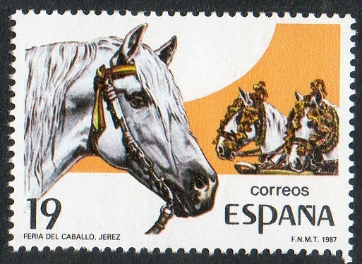 2898-  GRANDES FIESTAS POPULARES ESPAÑOLAS. FERIA DEL CABALLO DE JEREZ DE LA FRONTERA.