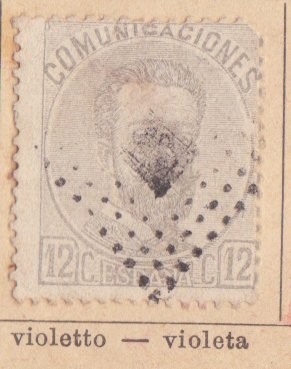 Amadeo I  Comunicaciones Ed 1872