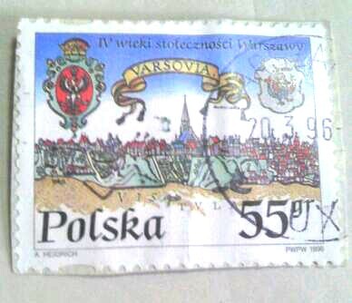 Warsaw capital of poland 400th anniv.