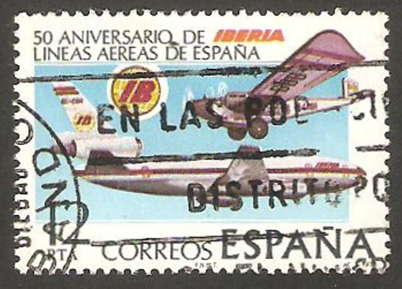 2448 - 50 anivº de la fundación de la compañía aérea Iberia