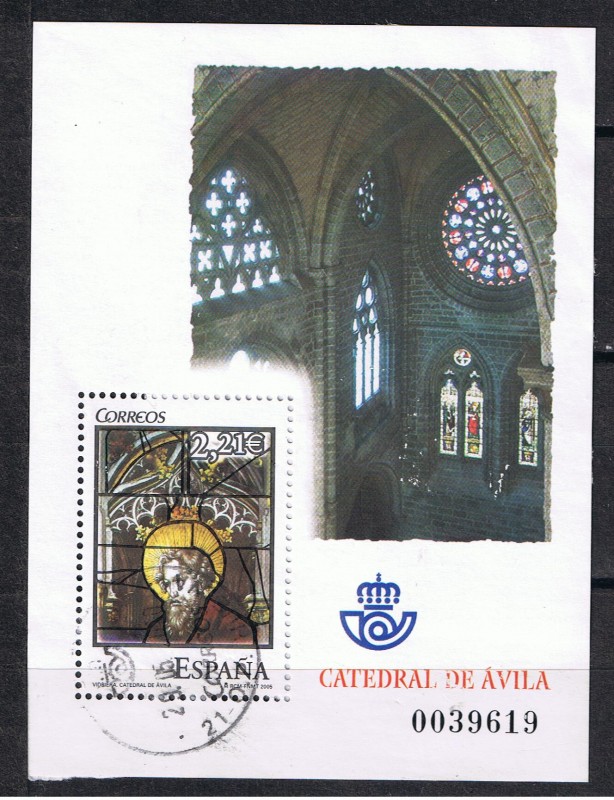 Edifil  4196  Vidrieras de la Catedral de Avila.  